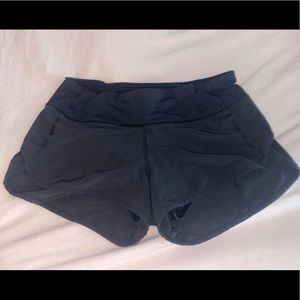 Black lulu lemon shorts